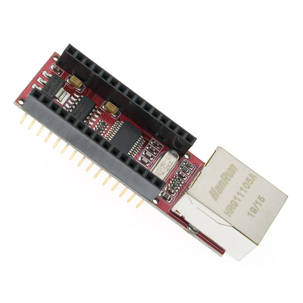 20 шт ENC28J60 Ethernet щит V1.0 совместимый нано 3,0 RJ45 Модуль веб-сервера