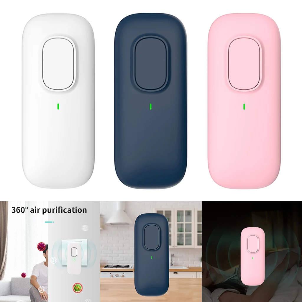 

Mini Air Purifier For Home Negative Ion Air Cleaner Remove Smoke Dust Odor Purification Home Room Deodorize