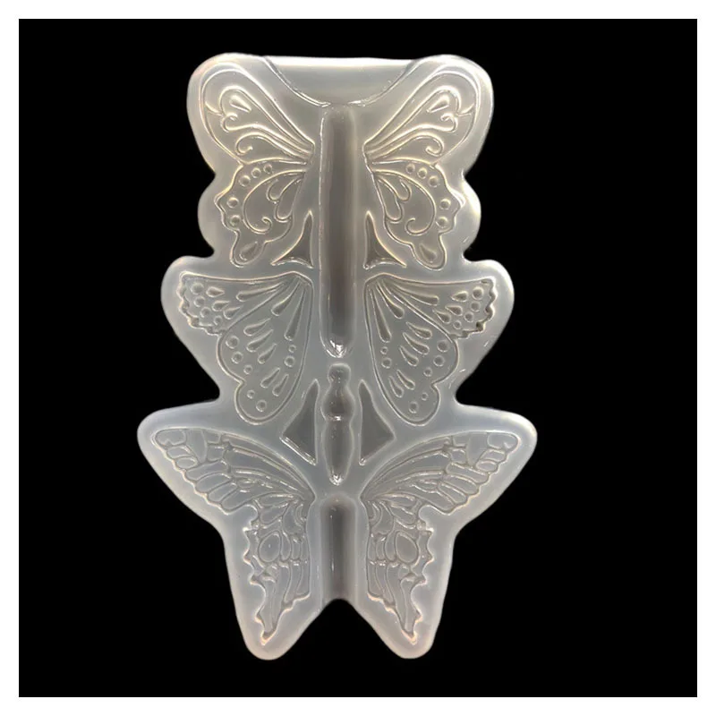 Большая форма для подвесок в виде крыла бабочки Прозрачная мягкая подвеска из