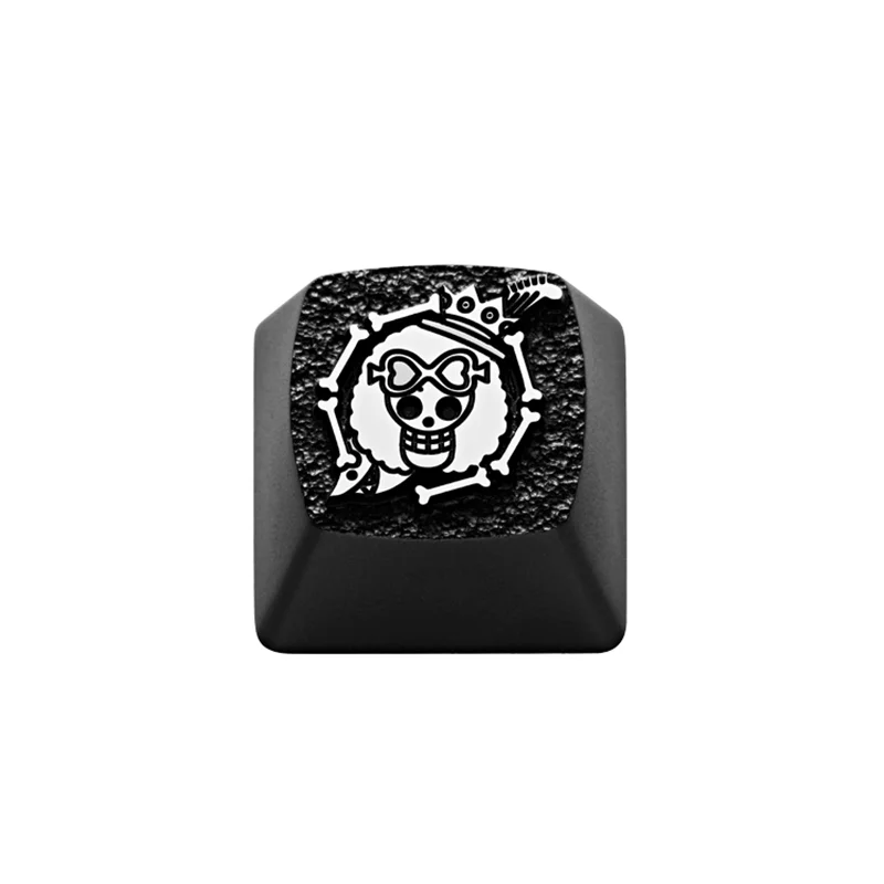 

Key cap ONE PIECE mechanical keyboard keycap personality design,ONE PIECE BROOK Cherry MX axis keycap aluminum alloy keycaps,M23
