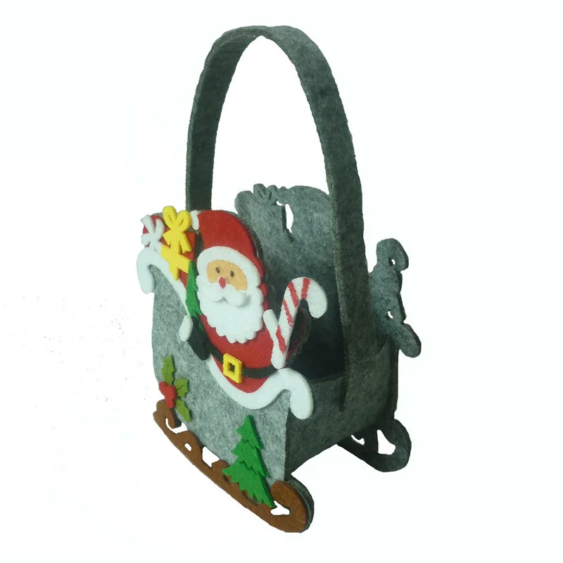 2 шт веселые рождественские Санки форма Подарочный мешок Санта Клаус упаковочные