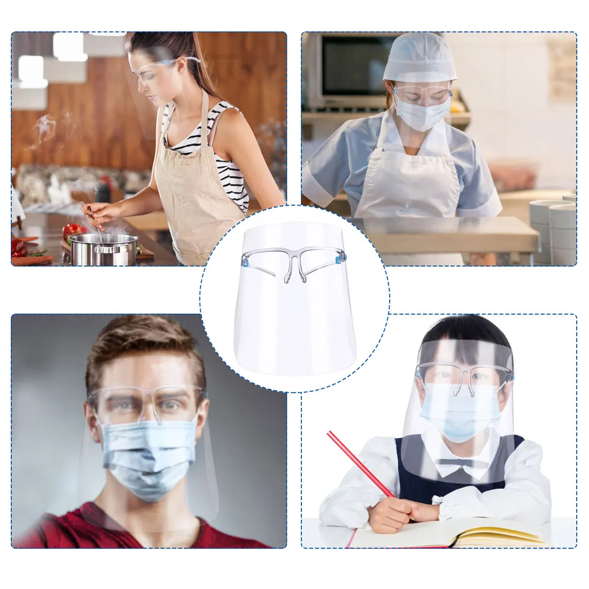 2 предмета в комплекте полный маски для лица с защитой от воды Уход за кожей CoverFace