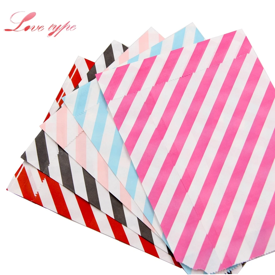 25 шт./лот многофункциональная крафт-бумага для конфет буфета лакомств пакеты