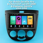 Android 2 Din для Buick Excelle Hrv, для Шевроле Лачетти J200, для Daewoo Gentra 2004-2008 автомобильный радиоприемник с навигацией GPS, стерео аудио