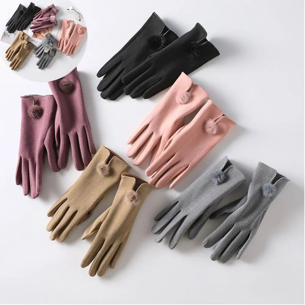 

Fashion Cycling Drive Sports Keep Warm Winter Gloves Plus Velvet