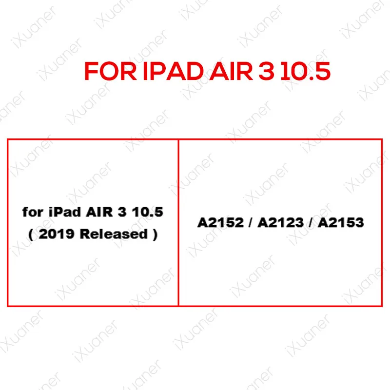 for iPad Air 3 10.5 Для Apple IPad 2 3 4 5 6th 9,7 Pro 11 закаленное Стекло для IPad Air 3 10,5 10,2 Мини-Платье на возраст 2, 3, 4, 5, Экран пленка для экрана - Цвет: for iPad Air 3 10.5
