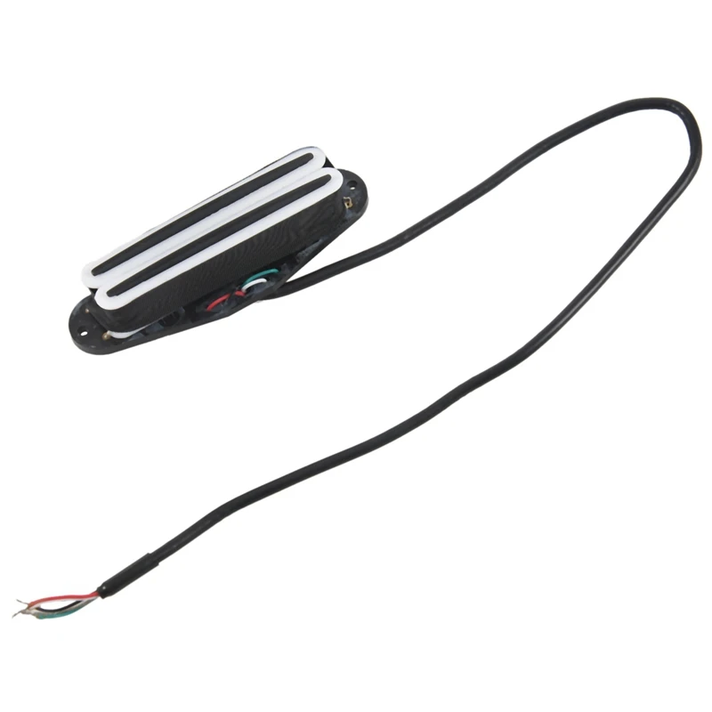 Dual Hot Rail Blaster Humbucker Pickups for Stratocaster ST Tele Strat Squier Electric Guitar silver body with black rails | Спорт и