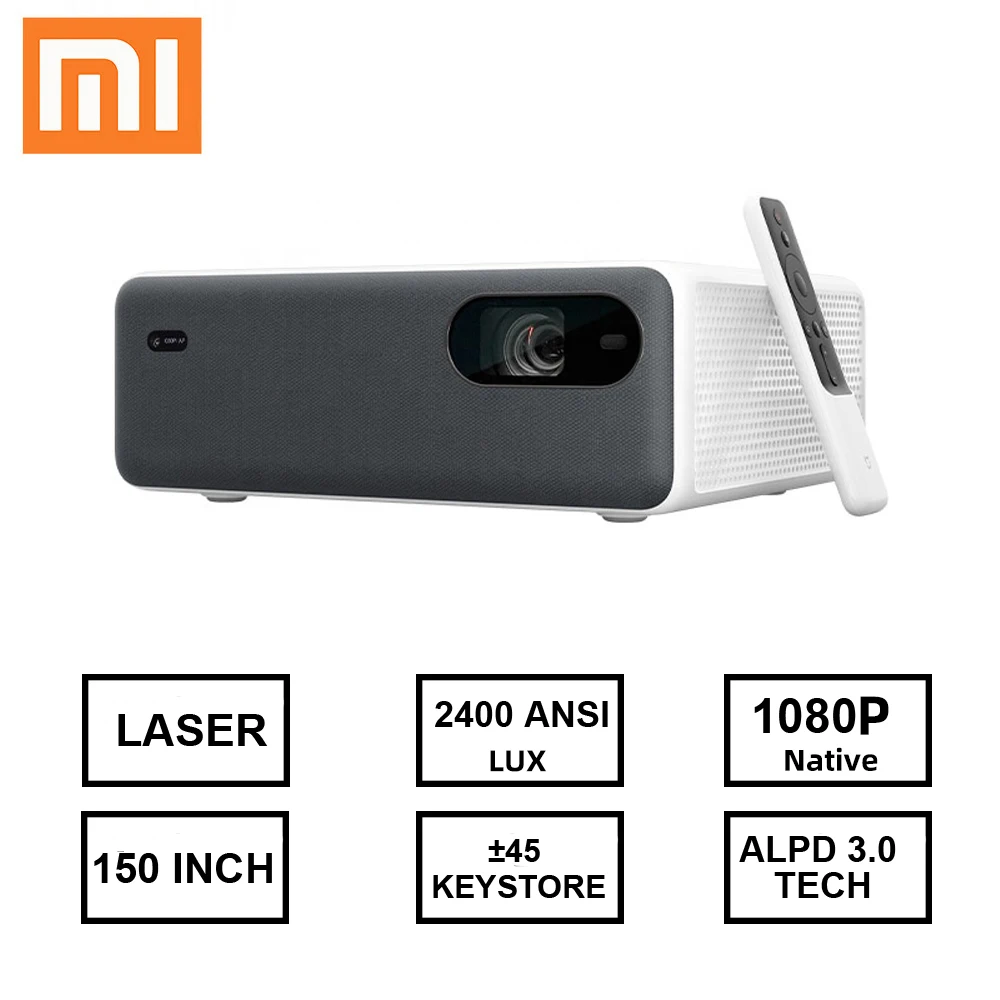 Xiaomi Mijia лазерный проектор Full HD 1080P 3D Proyector для домашнего кинотеатра видео Projetor 2400