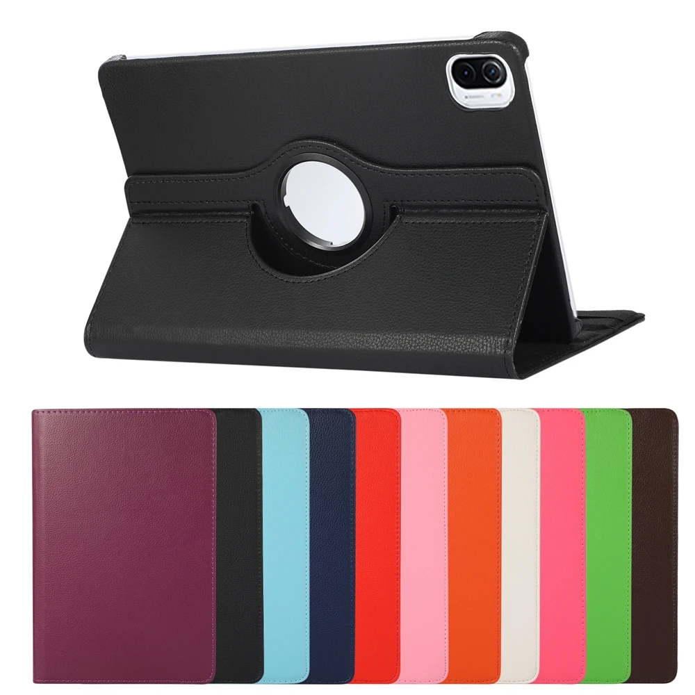 

Чехлы для планшета Xiaomi MiPad 5 Pro (11 дюймов) 2021 дюйма, кожаный флип-чехол с поворотом на 360 градусов для Mi Pad 5 / 5 Pro