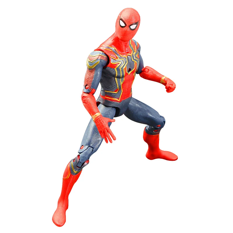 Экшн фигурки Marvel мстители 16 см игрушки Капитан Америка танос Человек паук Халк