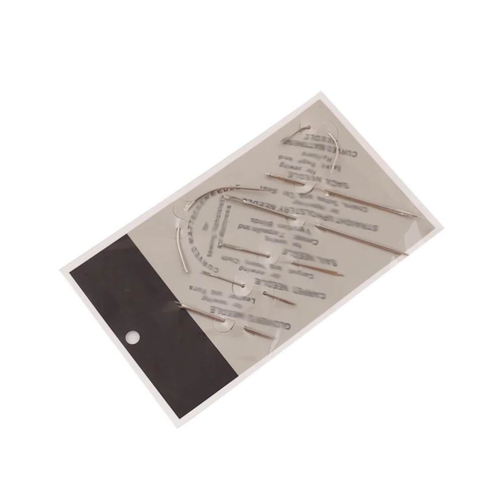 10 шт. инструмент для ремонта кожи 7 изогнутая обивка ручные швейные иглы кожаный