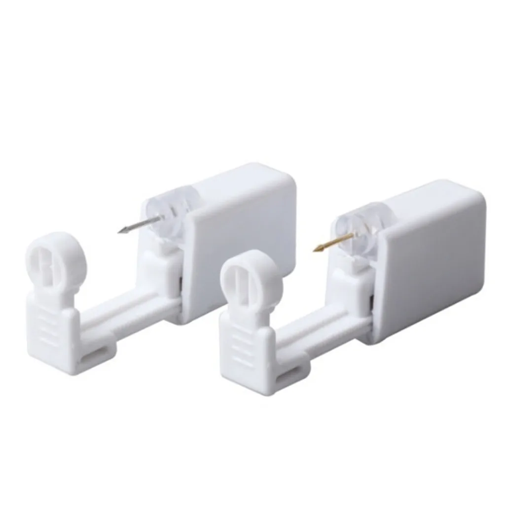 OutTop Disposable No Pain Safe Sterile Ear Stud Piercing Gun Kit Nose Tool Build In Steel Earring Star | Красота и здоровье