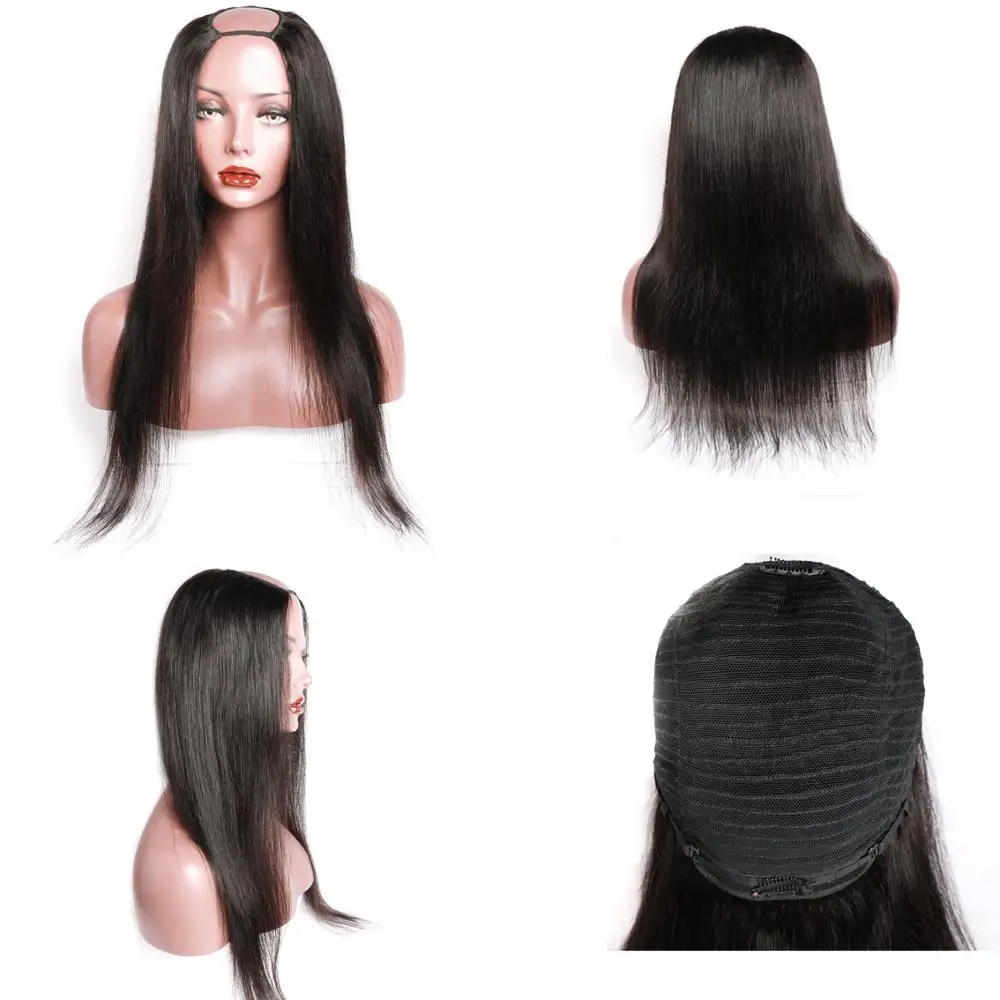 4x4 парик с закрытием шнурка прямой фронтальной шнуровкой человеческих волос для