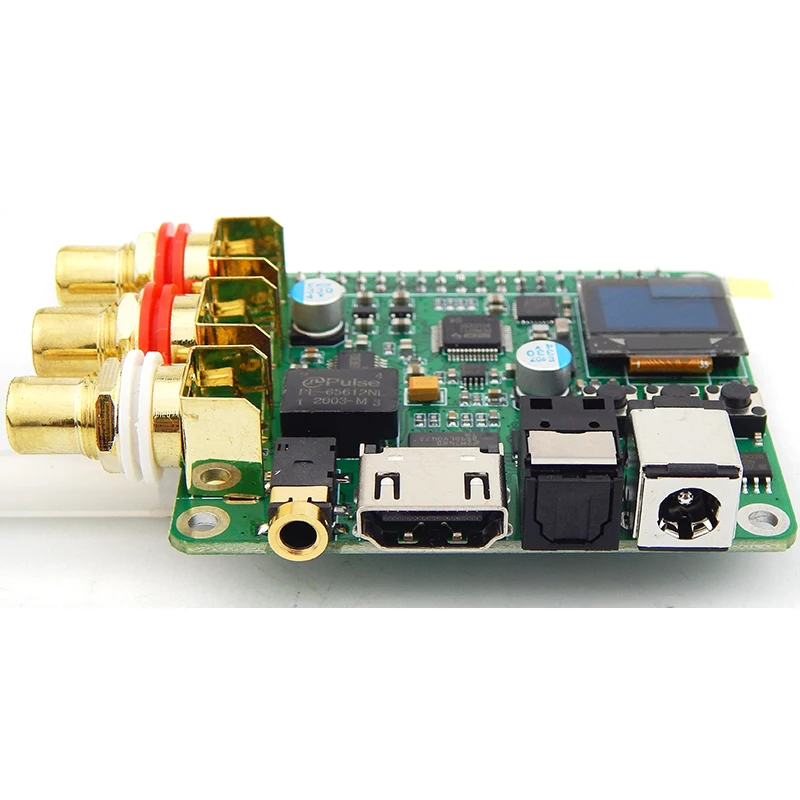 Raspberry Pi DAC аудио декодер плата HIFI Плата расширения поддерживает коаксиальное