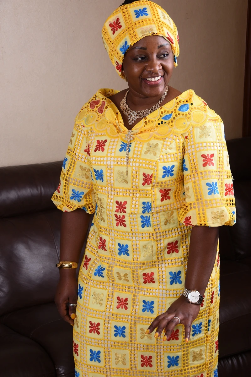 SJD кружево 100% хлопок африканская кружевная ткань черная нигерийская Кружевная