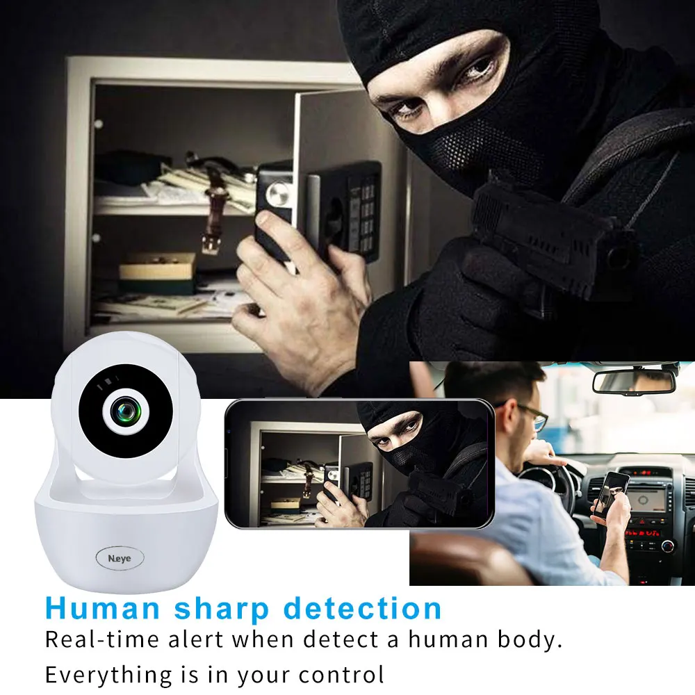 IP камера N_eye для домашней системы безопасности 1080P HD Wi Fi 4 МП|Камеры