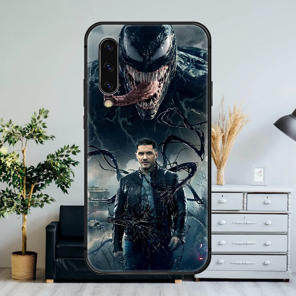 

Superhero Venom Tom Hardy Phone Case For Samsung Galaxy A 3 5 7 8 10 20 20E 21S 30 30S 40 50 51 70 71 black Funda 3D Etui