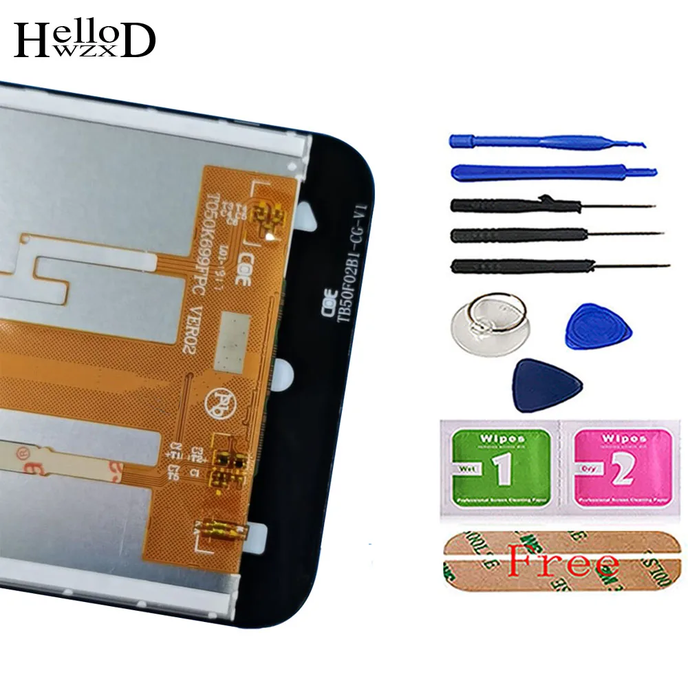 5 0 inch lcd display for wiko y50 lcd display assembly touch screen digitizer for wiko y50 phone replacement part tools free global shipping