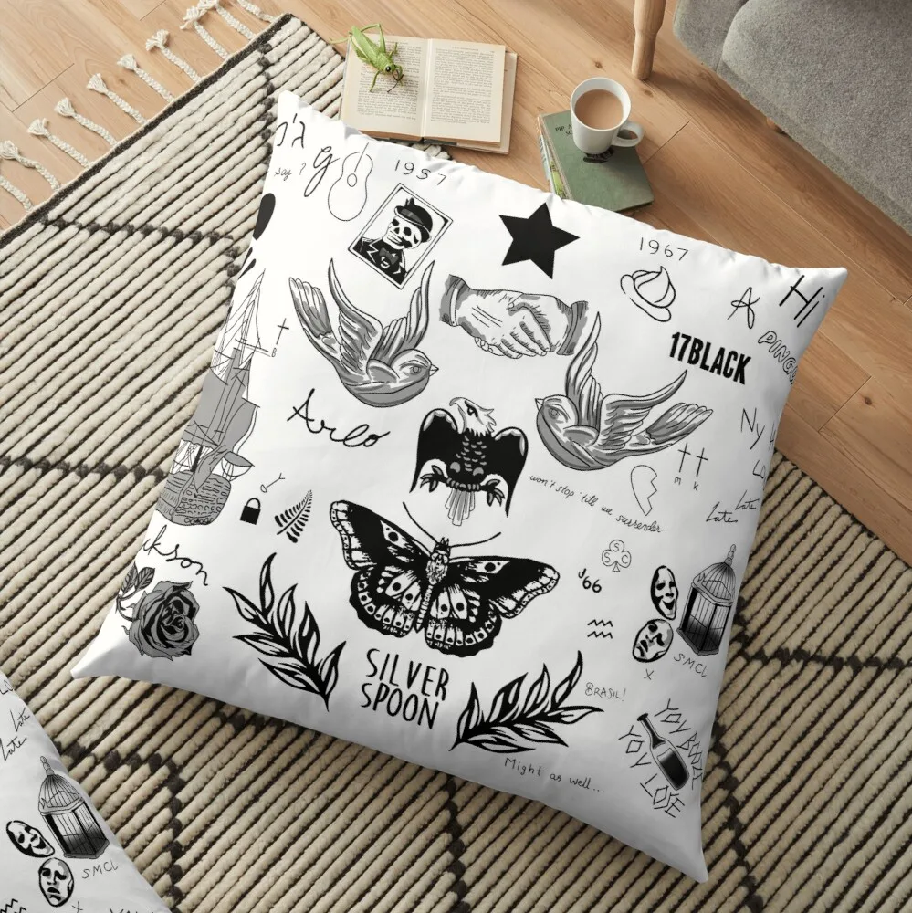 

Harry Styles Two Ghosts Poster Printed Decorative Cushion Sofa Cover Pillow Pillowcase Decorations For Home Decor Pillow Cover