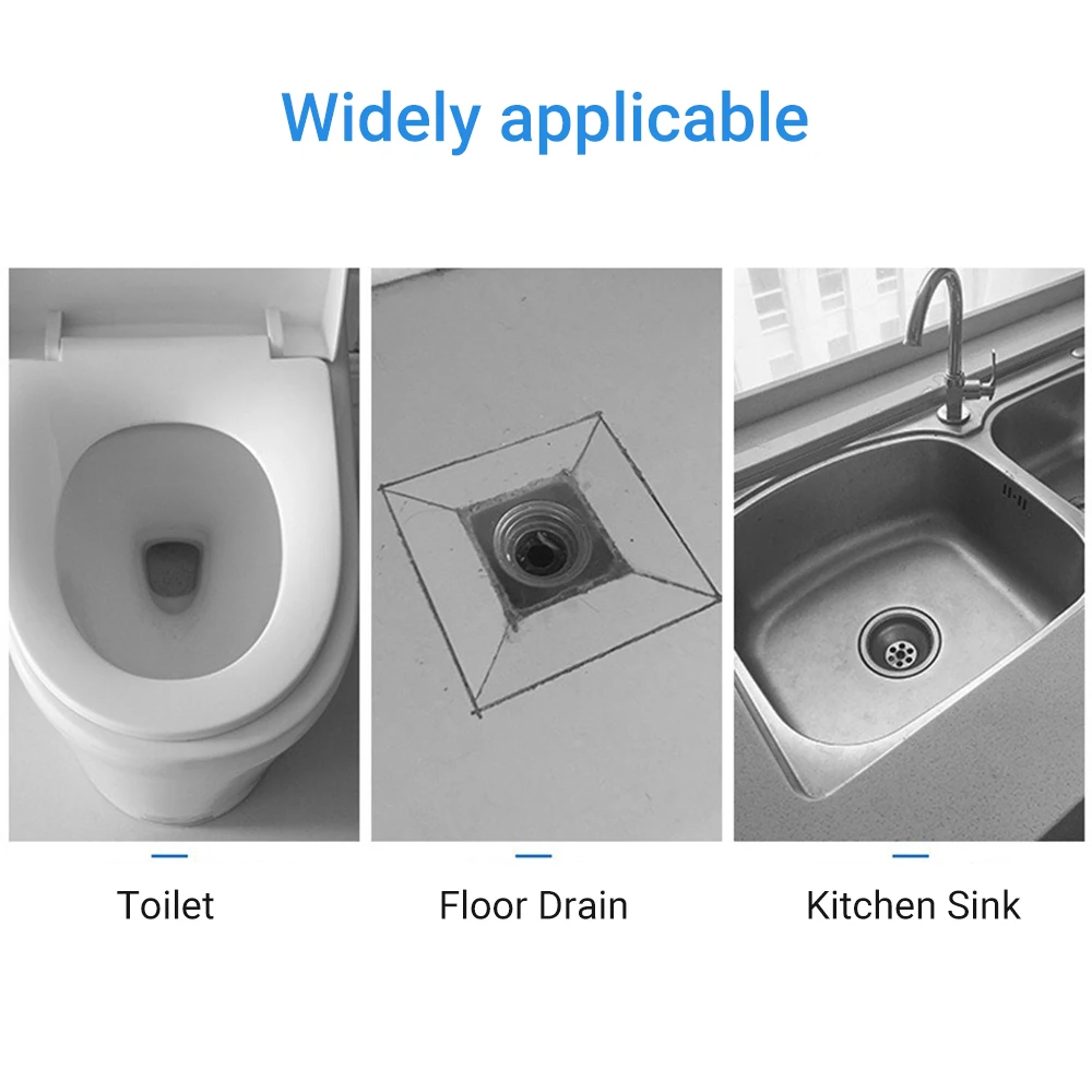 

Toilet Auger High Pressure Air Pump Sink Drain Clog Remover Toilet Plunger Toilet Drain Cleaner for Sink Bath Toilets Bathroom