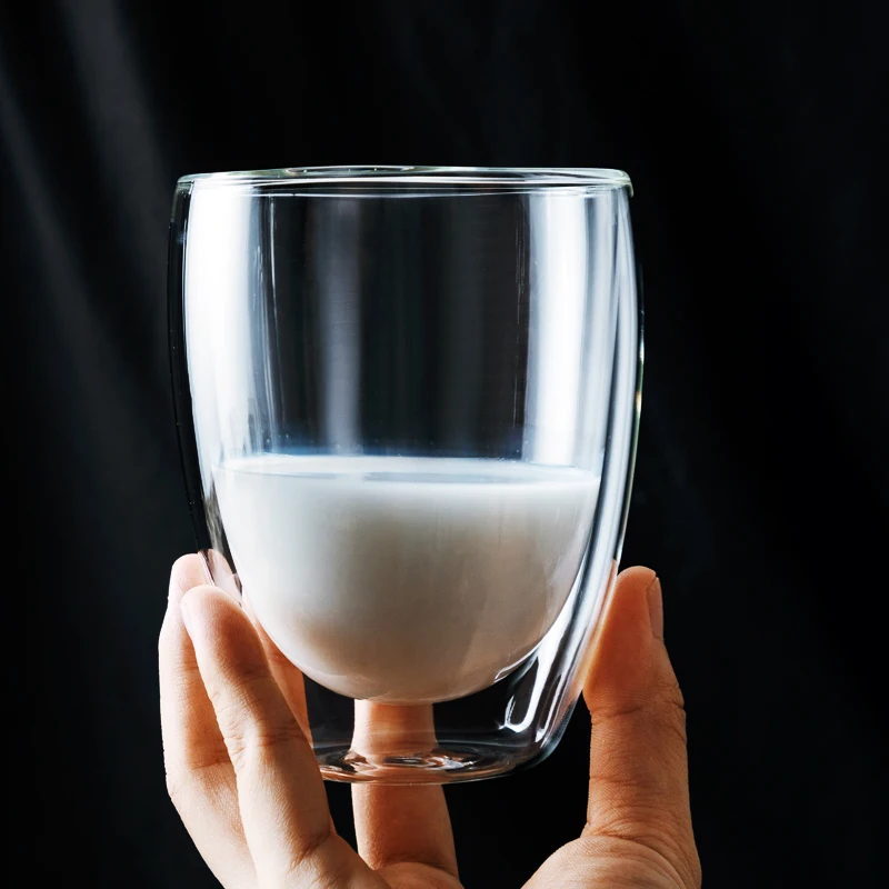 1 шт. стеклянная чашка с двойными стенками кофейная кружка для чая большие