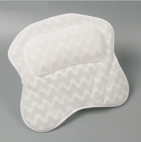 3D сетчатая подушка для ванны с бабочками подголовник дышащая спа дома аксессуары