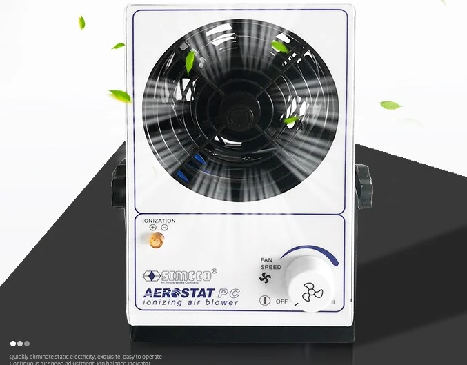 

Top Quality Aerostat PC Ionizing Air Blower Fan Ion Anti-Static 110V / 220V Big Transformer Version