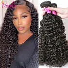 Ванлова человеческие волосы пряди волнистые натуральные кудрявые пучки волос пряди перуанские человеческие волосы 134 шт 100% Волосы Remy волос для наращивания