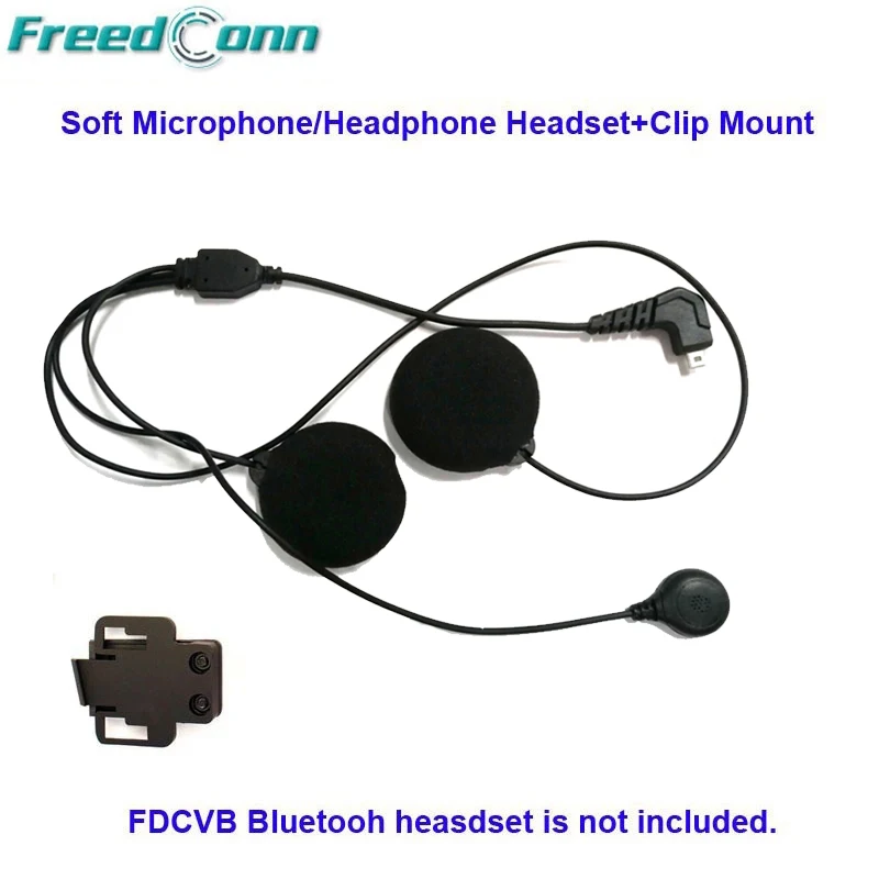Бесплатная Доставка! Мотогарнитура для шлема Freedconn FDCVB Bluetooth гарнитура с мягким