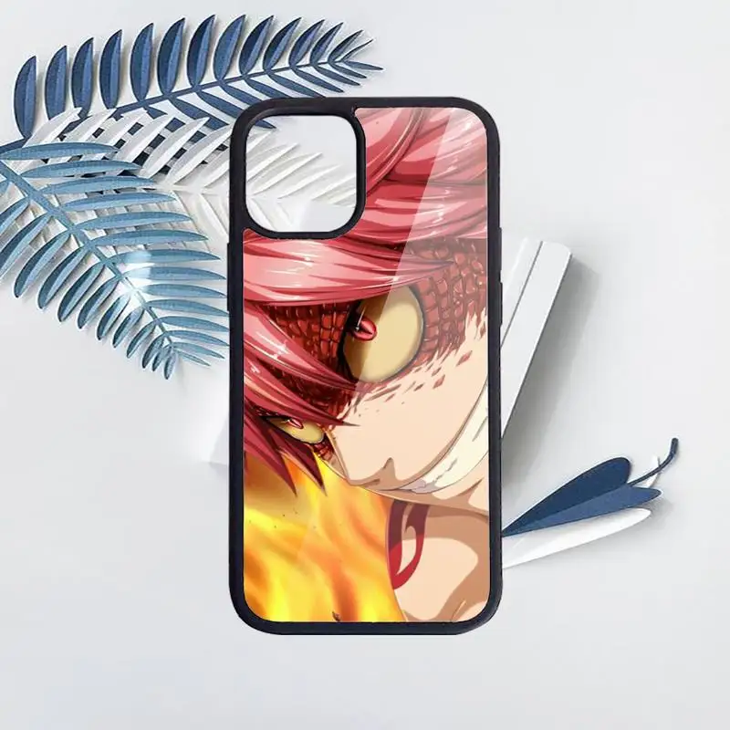 

Japan anime fairy tail Phone Case PC for iPhone 11 12 pro XS MAX 8 7 6 6S Plus X 5S SE 2020 XR Luxury brand shell funda