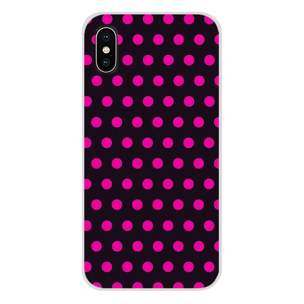 Чехол из ТПУ в черный и белый горошек для Huawei G7 G8 P7 P8 P9 P10 P20 P30 Lite Mini Pro P Smart Plus 2017 2018