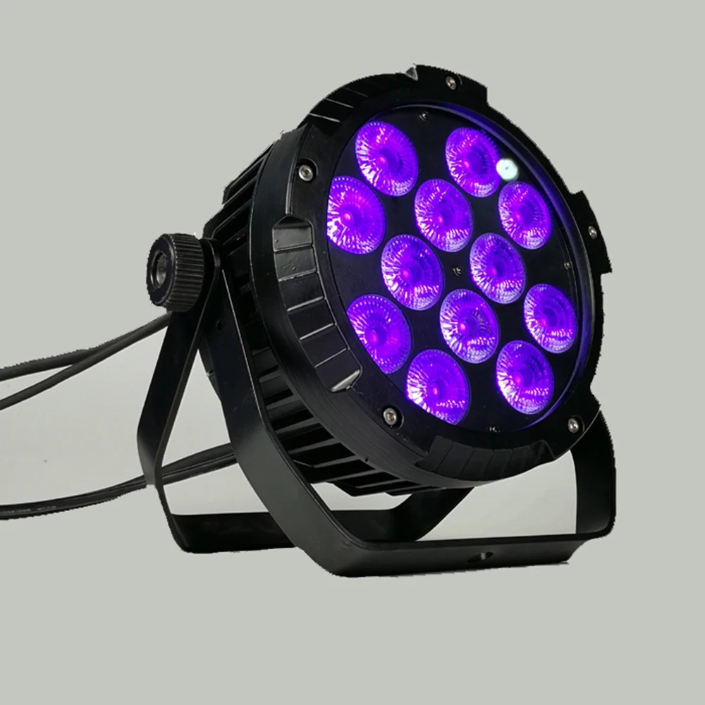 8 шт./12x18 Вт rgbwa УФ 6 в 1 водонепроницаемые прожекторы dmx512 светодиодные par