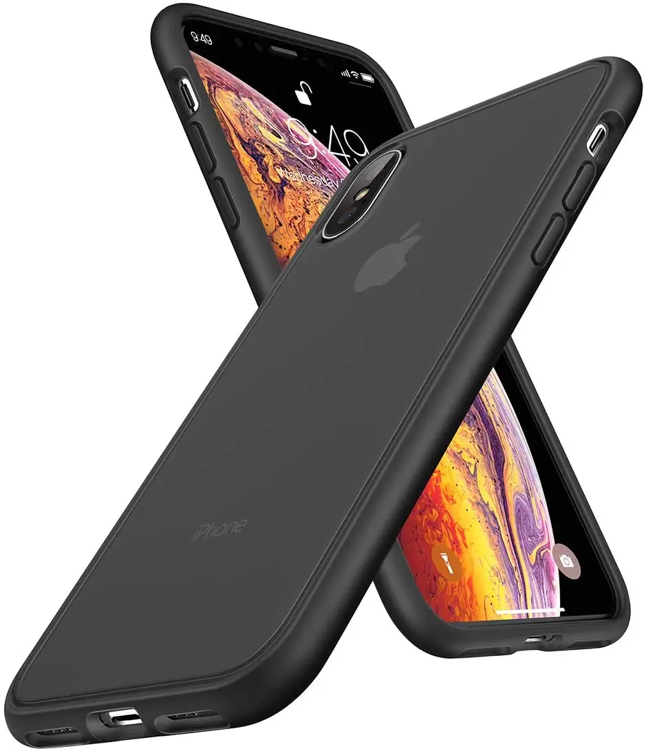 

Humixx ударопрочный чехол серии iPhone Xs/чехол для iPhone X, [Испытано на падение в Военном Стиле] [материалы для модернизации] полупрозрачный матовый