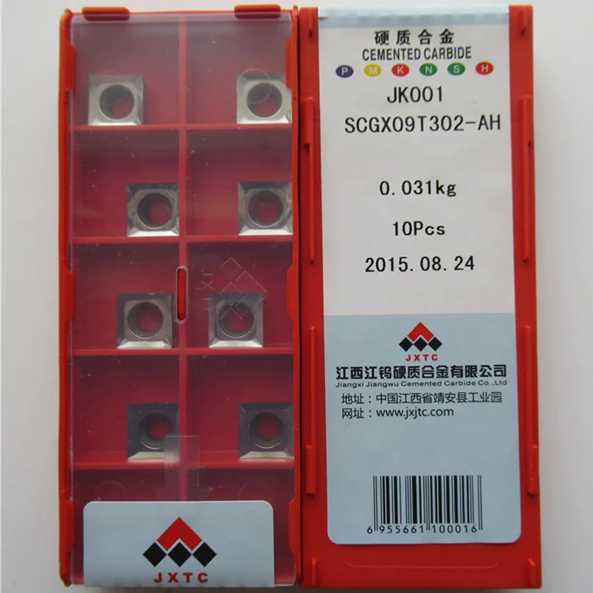 

JXTC SCGX09T302-AH JK001 / SCGX09T304-AH JK001 SCGX32.50.5 SCGX32.51 CNC carbide inserts For Aluminium 10PCS/BOX