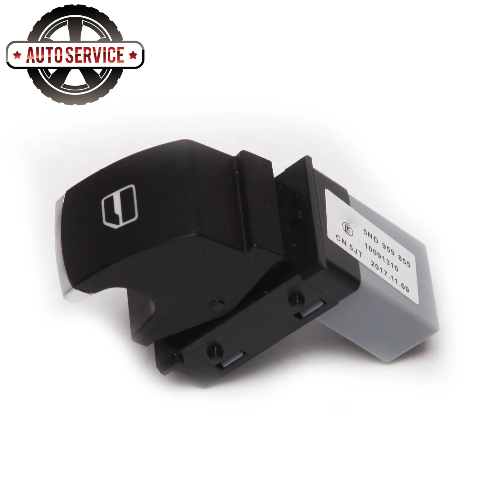 Новинка 5K0 959 855 3 шт. хромированный переключатель стеклоподъемника для VW Golf Passat Jetta