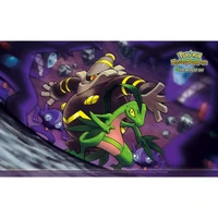 bandai pokemon grovyle playmat mat lizard mouse table card game toys acessories rubber pad children toys