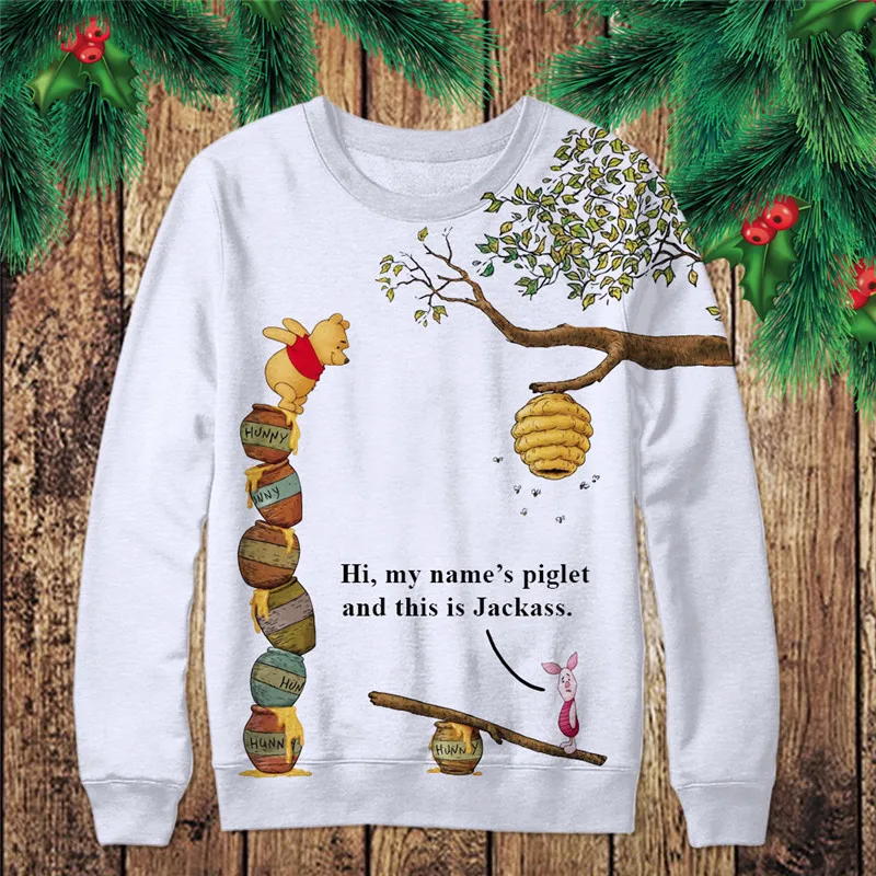 2019 Горячее предложение Толстовка по индивидуальному заказу мультфильм 3D с