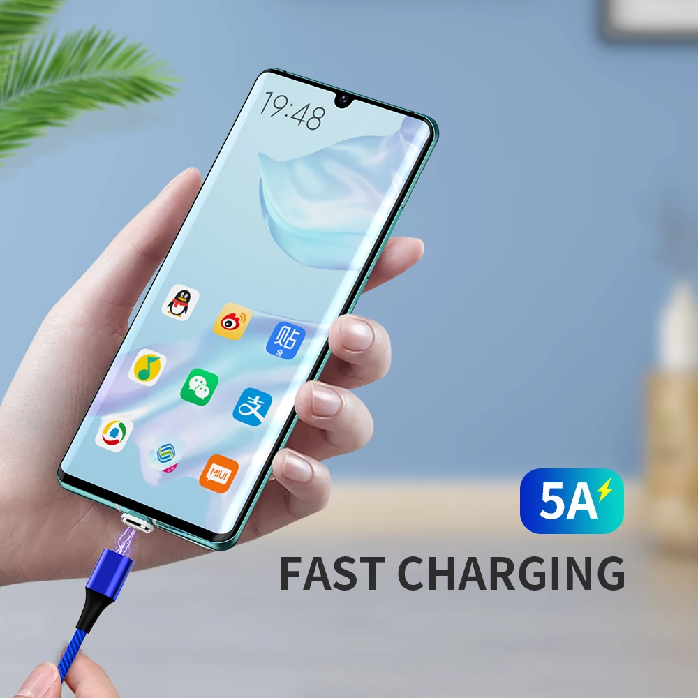 Магнитный кабель Tongyinhai для Iphone, Android, кабели для зарядки, MicroUSB type C, быстрая зарядка, зарядное устройство, 1 м, 1,5 Мбит, шнур для Xiaomi