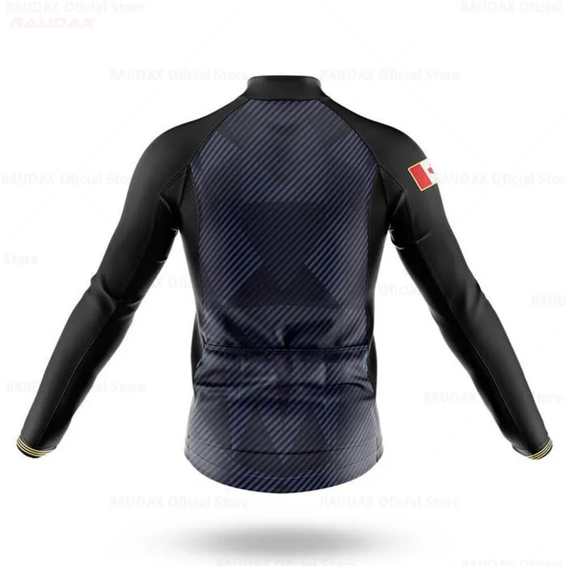 Куртка мужская с длинным рукавом Джерси для велоспорта Канада весна лето|Майки