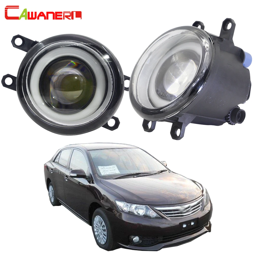 

Cawanerl For Toyota Allion 2/ii 2007 2008 2009 2010 Car 30W LED Fog Light Angel Eye Daytime Running Light DRL H11 12V 2 Pieces