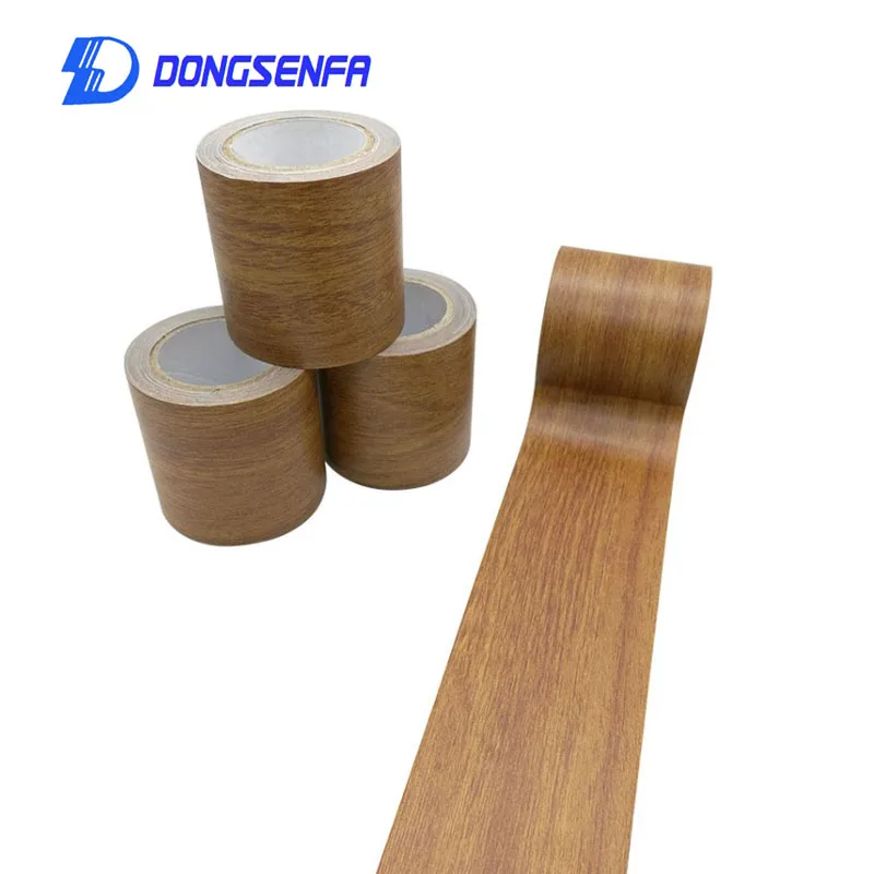 DONGSENFA 1 рулон 5,7 см* 4,6 м деревянная зернистая кожа клейкая лента диван напольная Мебель Ногами линия ремонт лента декоративная лента