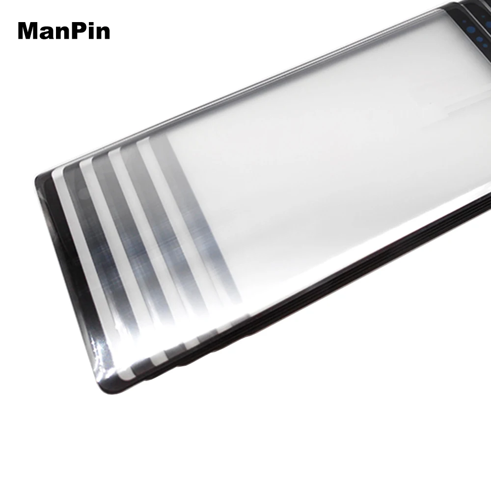 Glass with Original OCA Adhesive Film For Samsung S20 10 9 8 Plus Mobile Phone LCD Touch Screen Display Front Panel Lens Repair