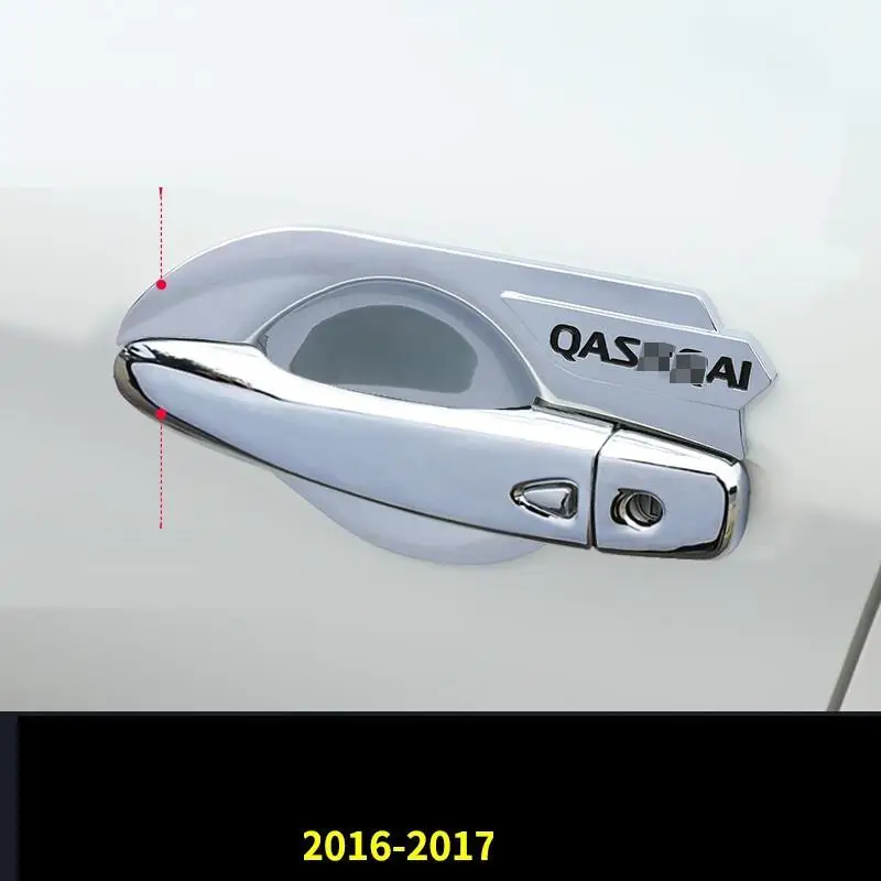 Автомобильные хромированные накладки на передний бампер с ручкой для внешней