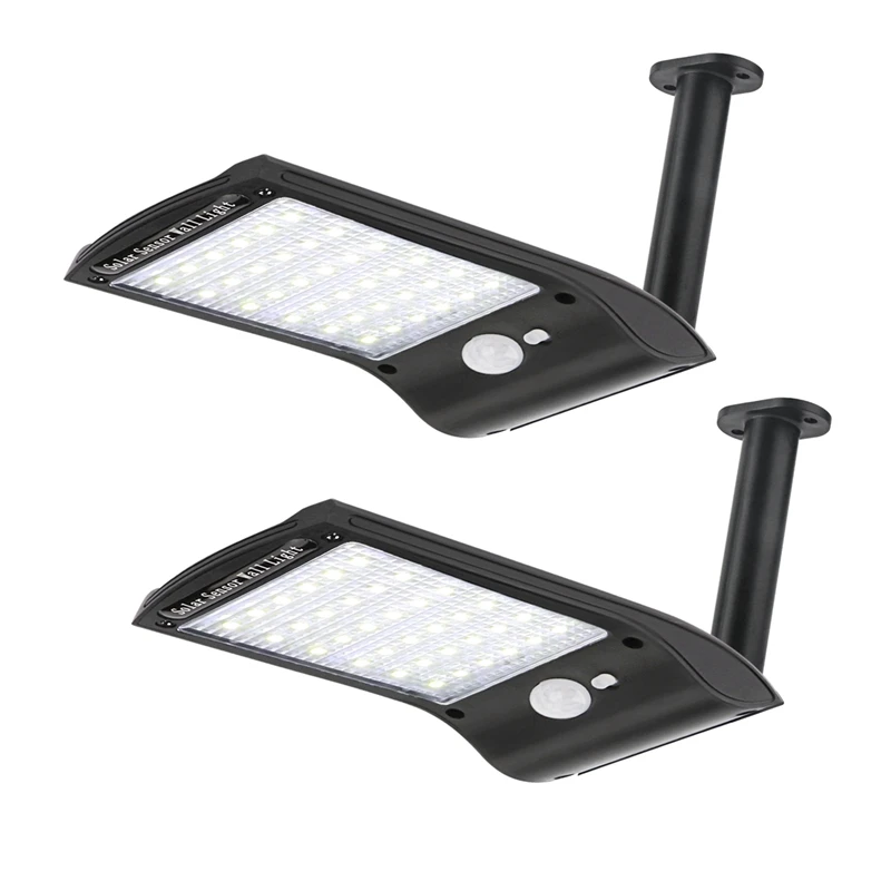 

2Pack Solar Lights 36 LED IP65 Waterproof Outdoor Security Night Light,Wireless Wall Lamp for Garden, Fence, Gate Garage