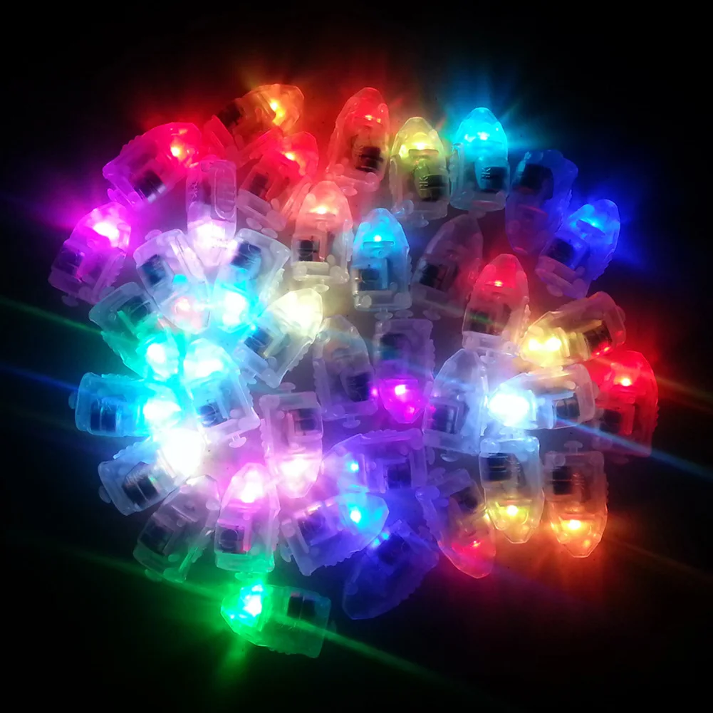 10pcs/set Colorful Small LED Lights Bulbs Paper Balloon Lantern Decor Built in Battery for Wedding Birthday Party Lighting Light images - 6