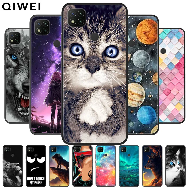 Для Google Pixel 5 Чехол черный футляр из силикона с милым рисунком мультфильма мягкий чехол для мобильного