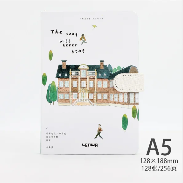 1 шт., дневник, книга Сакура, записная книжка для девочек, запись в виде сердца, дневник, план, блокнот, маленький свежий магнитный блокнот на застежке, дневник A5 - Цвет: 13