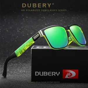 DUBERY Polarized Sunglasses Cycling Outdoor Sports Hiking Sunglasses Male Sun Glasses For Men Retro 