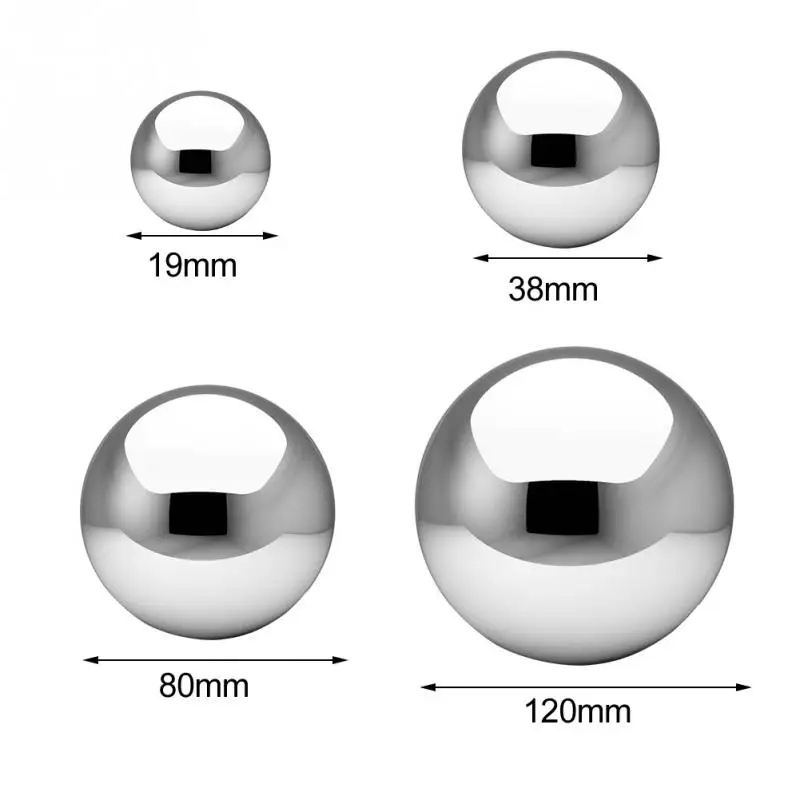Блестящий зеркальный шар украшение для рукоделия блестящее из нержавеющей стали