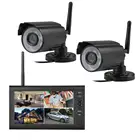 SmartYIBA 4-канальная система видеонаблюдения DVR 7-дюймовый комплект камеры видеонаблюдения NVR комплект безопасности 720P фотосистема